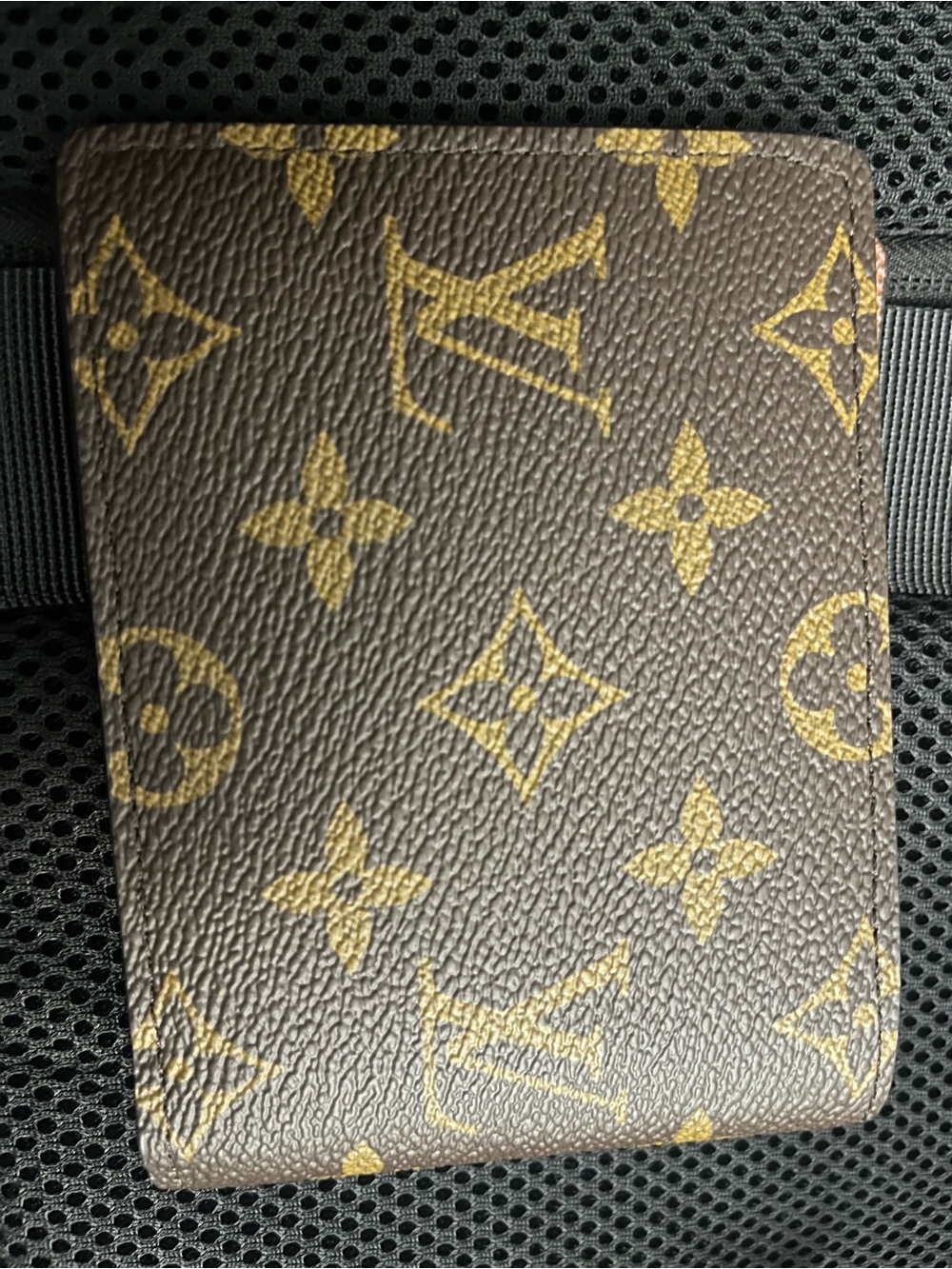 Louis Vuitton Monogram Canvas Bifold Wallet in Brown and Gold